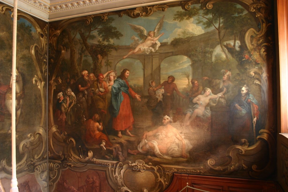 William Hogarth Staircase, St Bartholomew's Hospital, London - 06.JPG